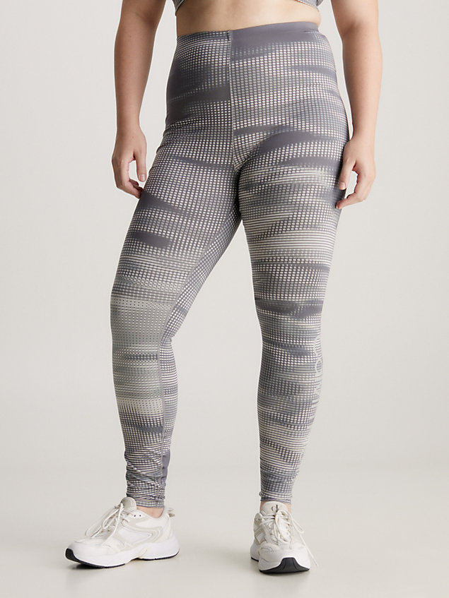 grey sport-leggings mit taschen für damen - ck performance