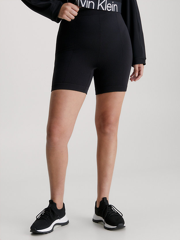 black beauty tight gym shorts for women ck performance