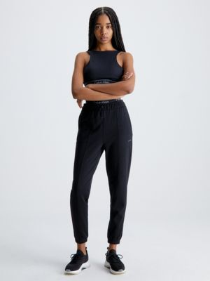 black beauty relaxed cotton terry joggers for women ck performance