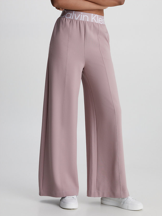 gray rose spodnie z szerokimi nogawkami dla kobiety - ck performance