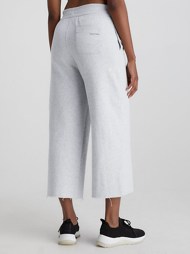 ATHLETIC GREY HEATHER Cotton Terry Culottes for women CK PERFORMANCE