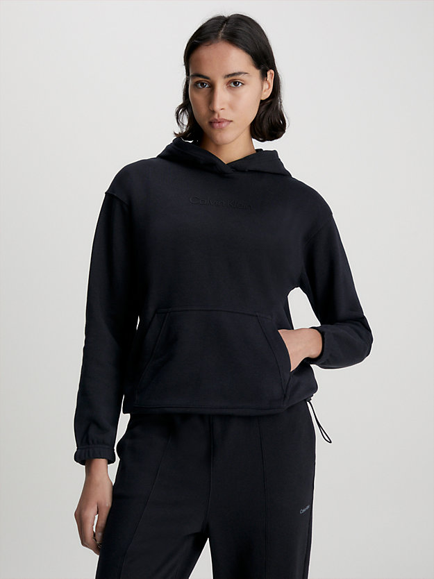 black beauty cotton terry hoodie for women ck performance