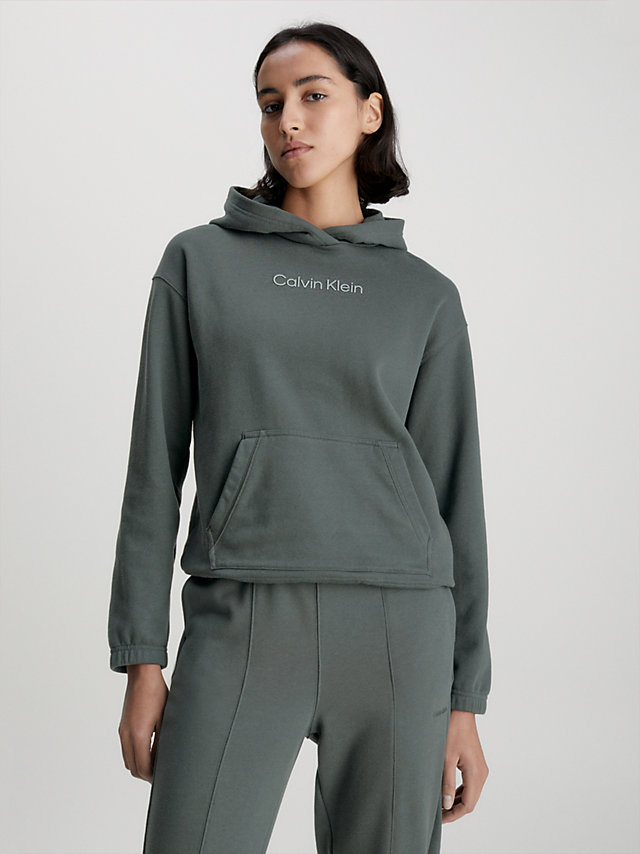 Urban Chic Sweat-Shirt À Capuche En Tissu Éponge De Coton undefined femmes Calvin Klein