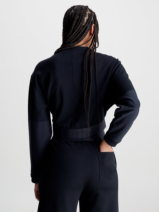 BLACK BEAUTY Sweat-shirt en sergé texturé for femmes CK PERFORMANCE