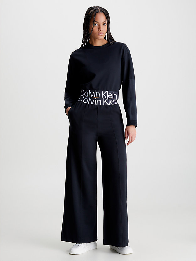 BLACK BEAUTY Textured Twill Sweatshirt for women CK PERFORMANCE