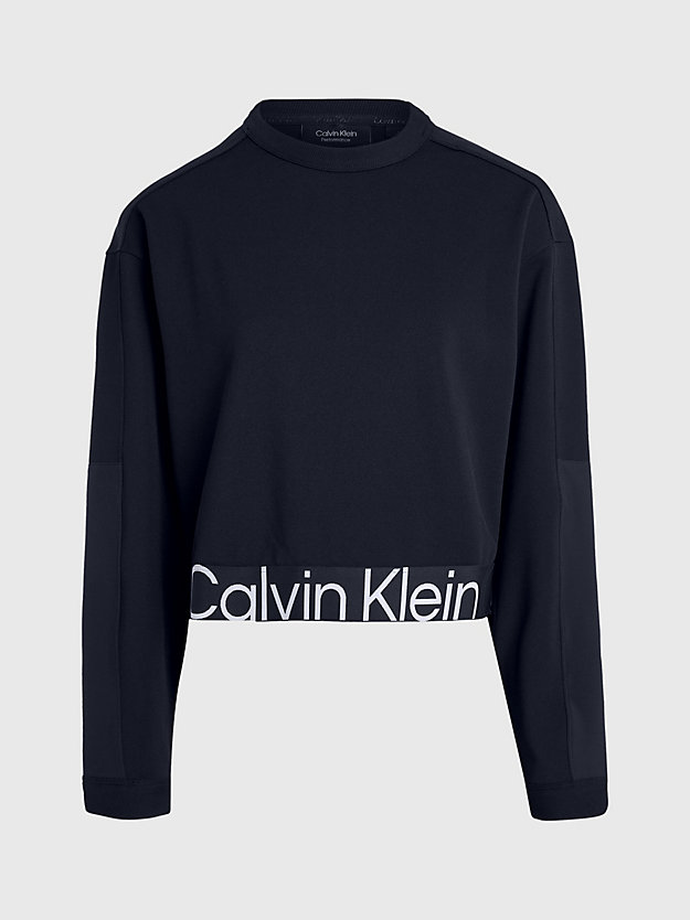 BLACK BEAUTY Textured Twill Sweatshirt for women CK PERFORMANCE