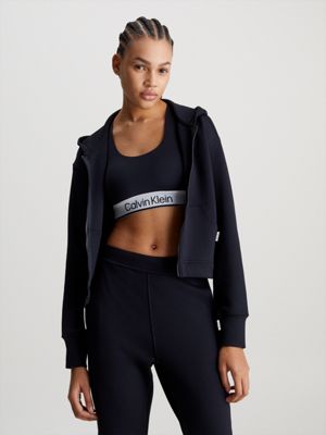 Calvin klein grey tracksuit womens hotsell