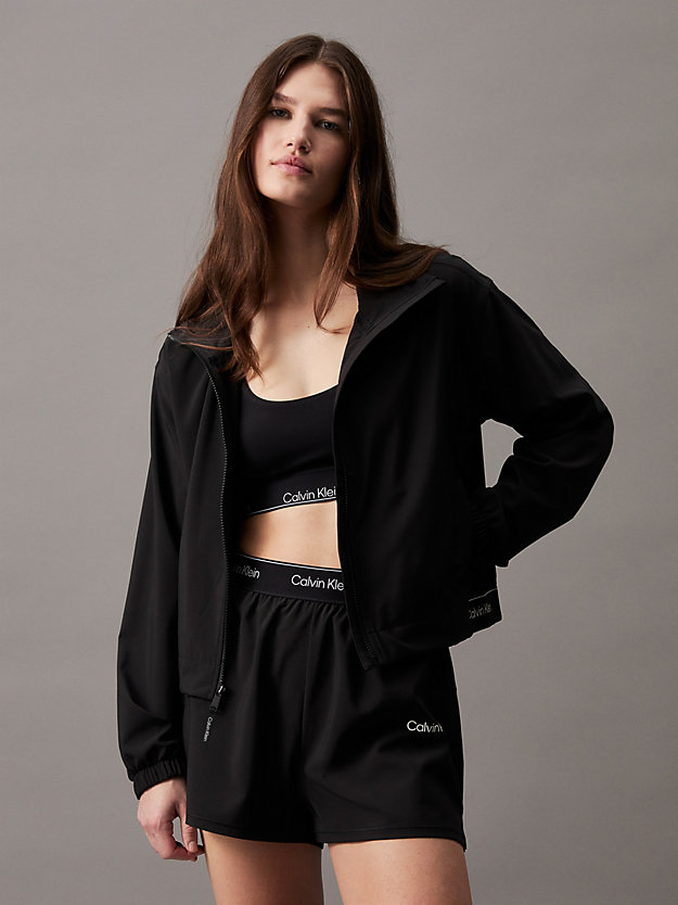 black beauty korte jas met rits voor dames - 