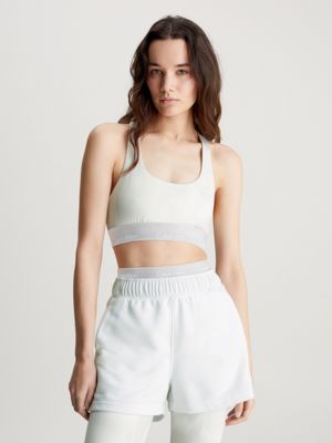 Calvin Klein Grey White Performance Intimates Sports Bra Gray Size XS - $25  - From Karena