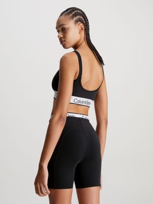 Calvin Klein Women's Moisture Wicking Low Impact Sports Bra Black Size XS
