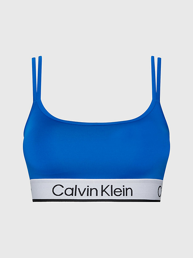lapis blue low impact sports bra for women 