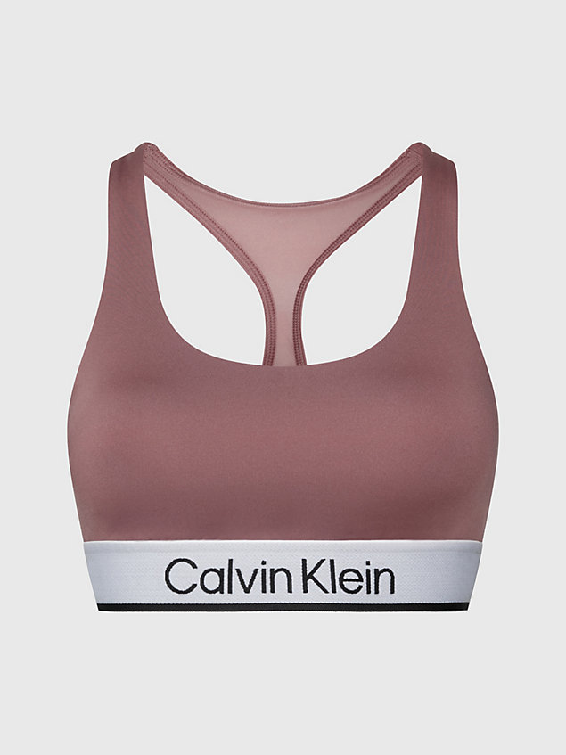 pink medium impact sports bra for women 