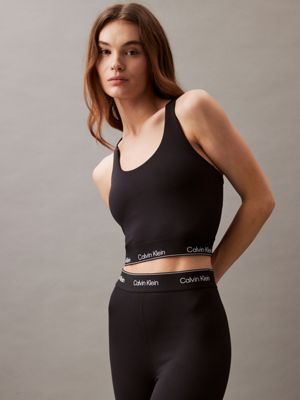 Black calvin klein top best sale