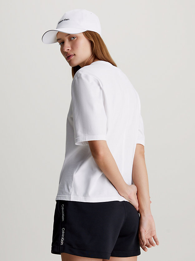 brilliant white gym t-shirt for women 