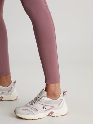 Calvin Klein Logo High-Waist 7/8 Length Leggings - Macy's