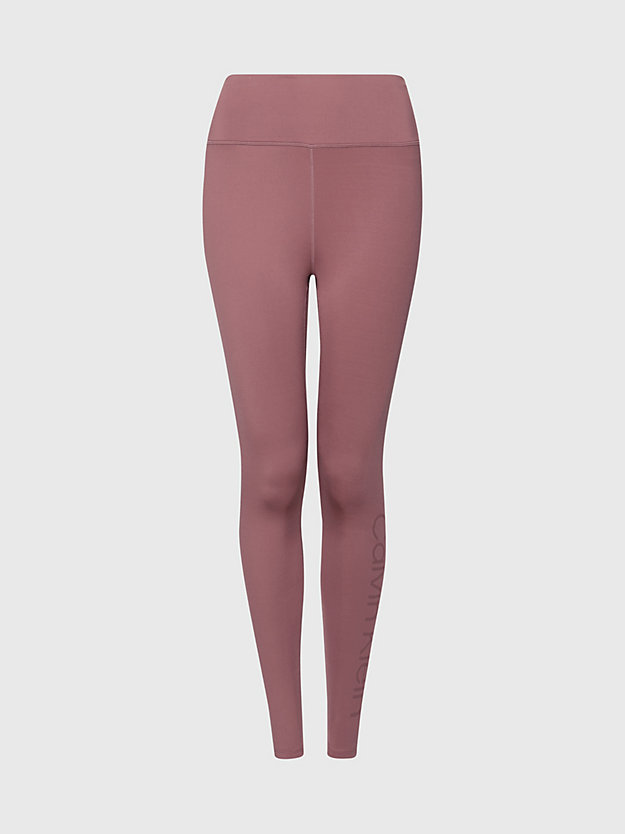 capri rose sport-leggings mit logo für damen - 