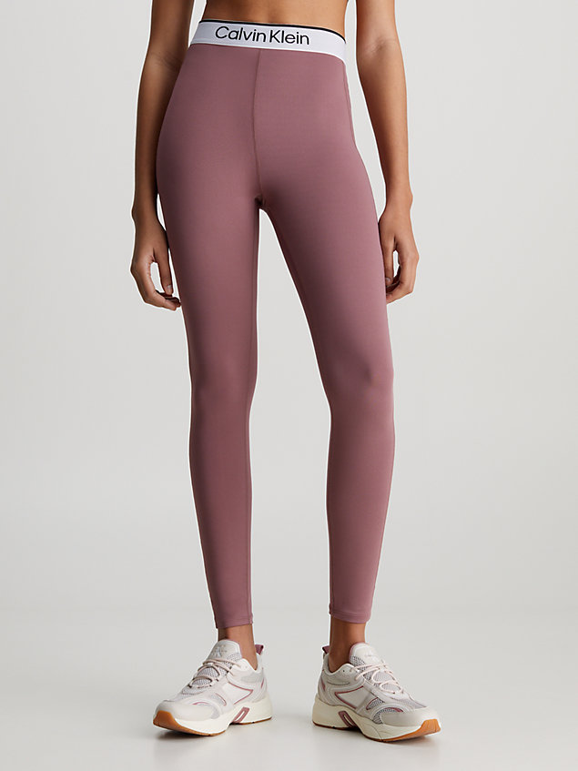pink 7/8 gym leggings for women 