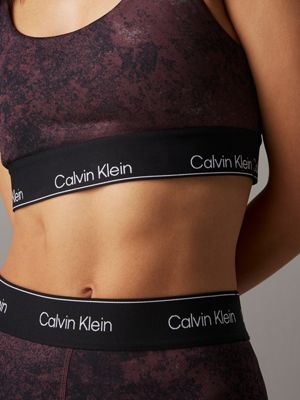 legging da palestra 7/8 print raisin da donne ck sport