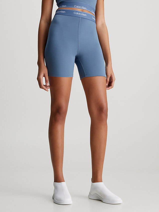 blue tight gym shorts for women 