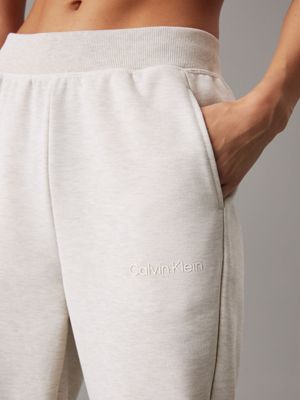 silver birch heather french terry joggers for women ck sport