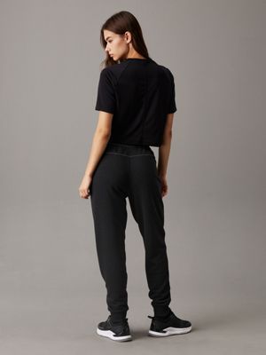 charcoal heather french terry joggers for women ck sport