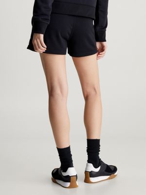 black beauty french terry gym shorts for women ck sport