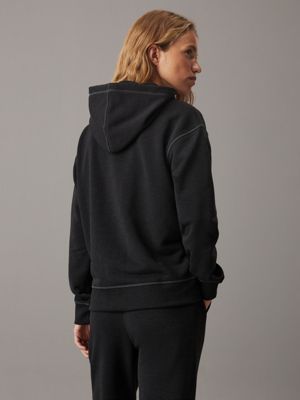 charcoal heather french terry hoodie for women ck sport