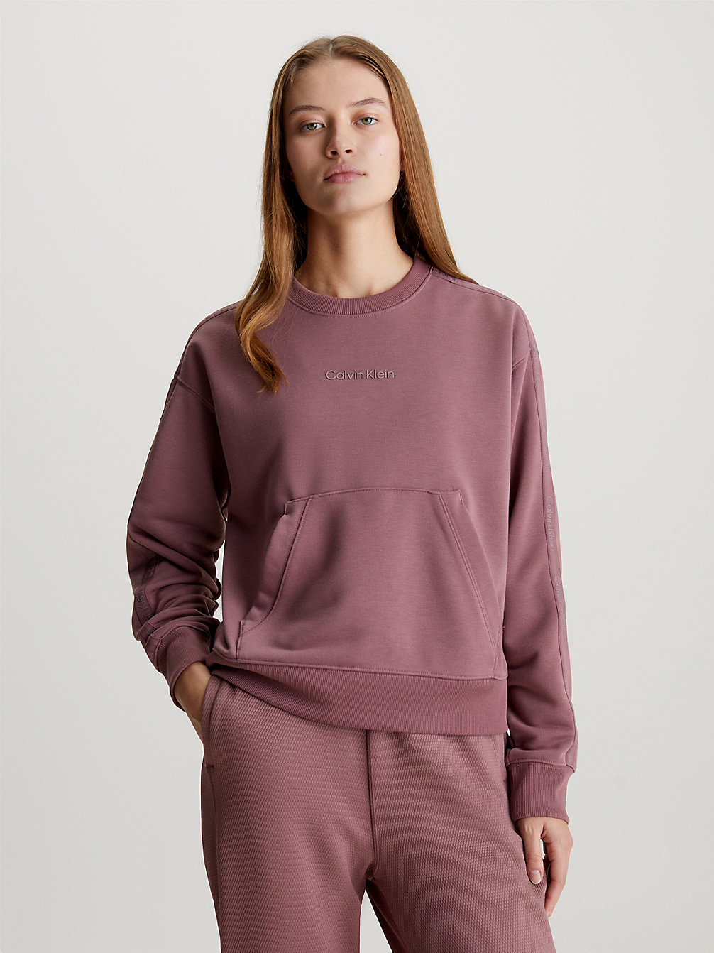 CAPRI ROSE Cropped French-Terry-Sweatshirt undefined Damen Calvin Klein