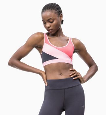 calvin klein strappy sports bra