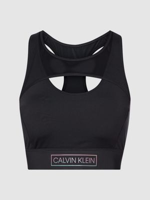 calvin klein high neck sports bra