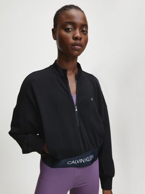 calvin klein zip sweatshirt