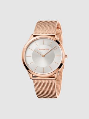 calvin klein pink watch