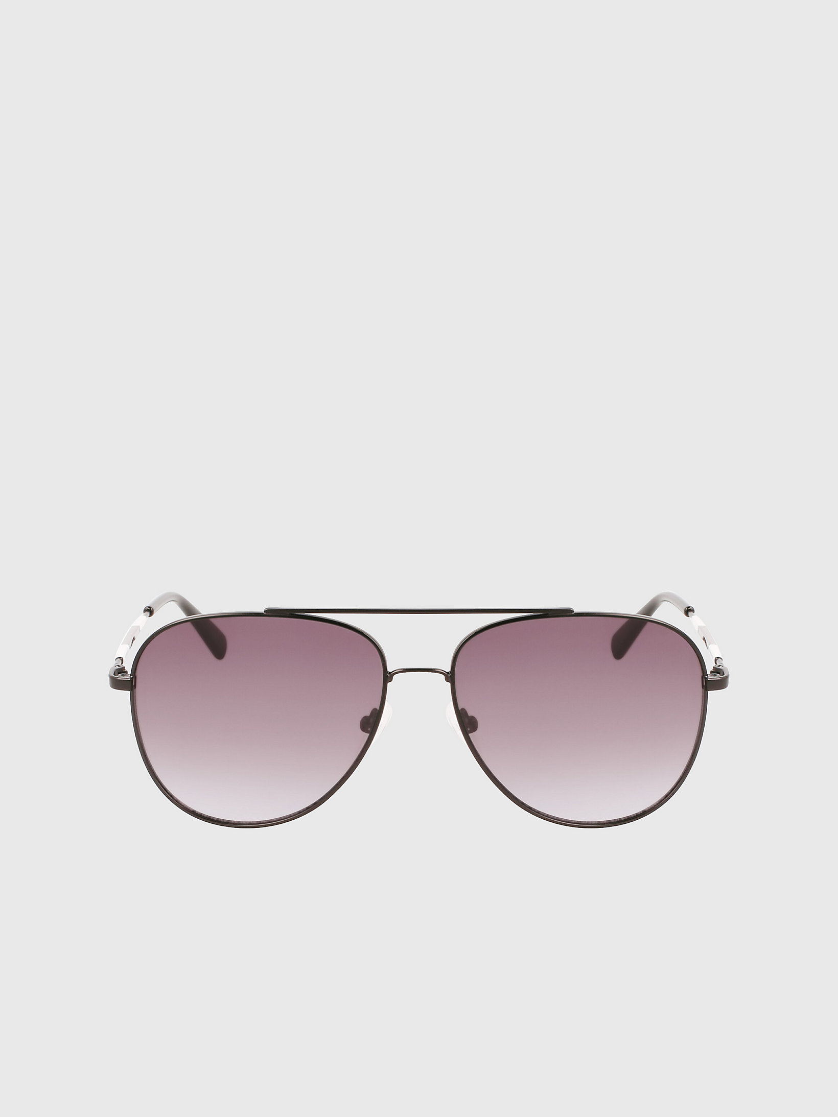 Matte Black Aviator Sunglasses 0ckj22201s undefined unisex Calvin Klein