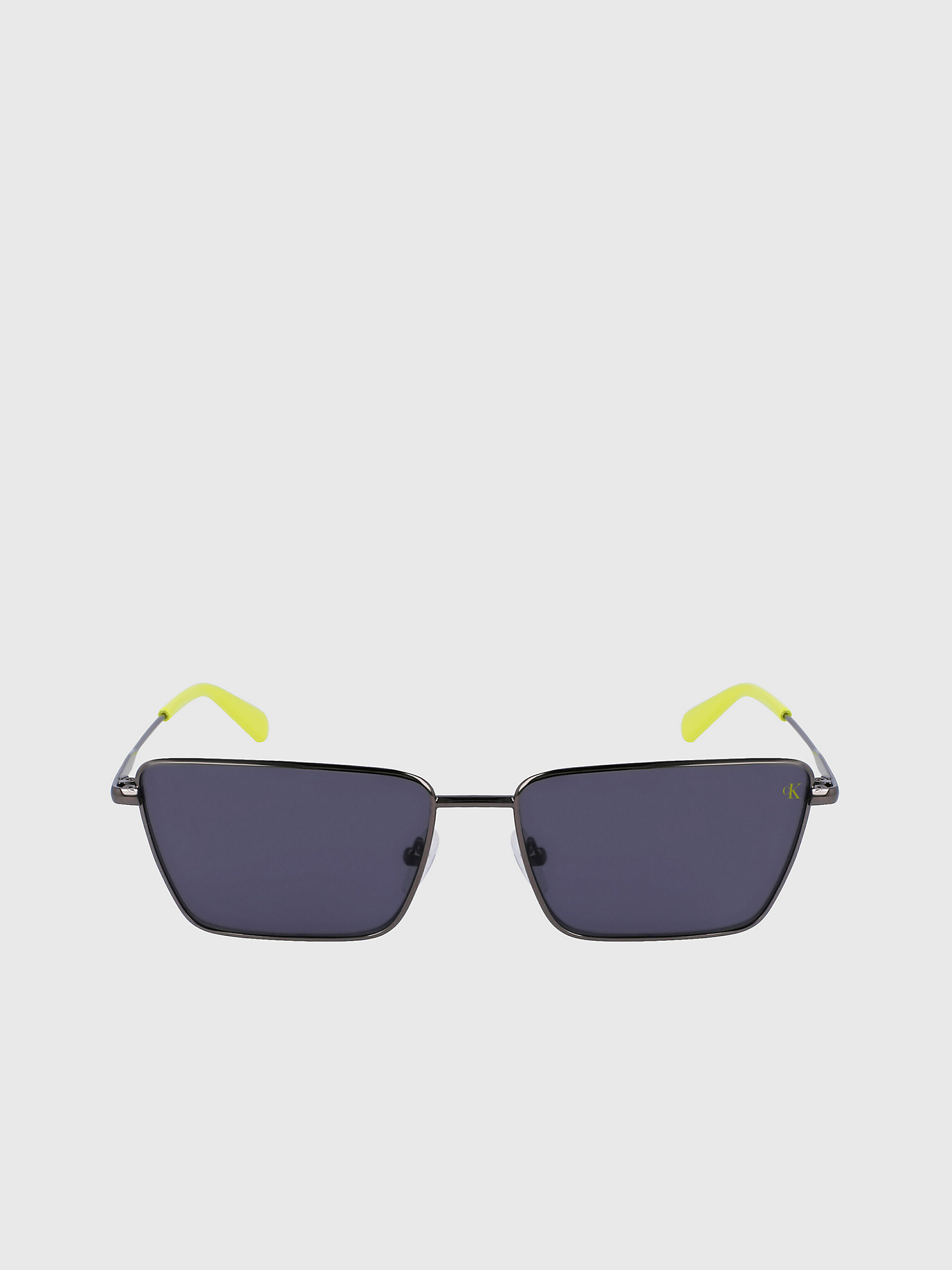 Dark Ruthenium/gray > Прямоугольные солнцезащитные очки Ckj22217s > undefined unisex - Calvin Klein