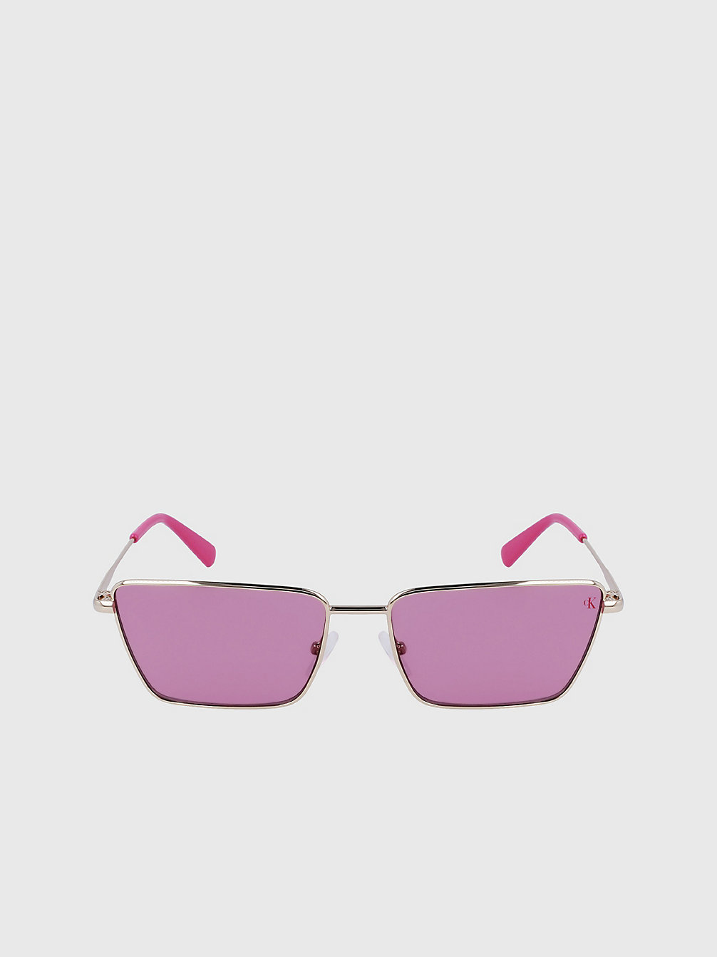 GOLD/PINK > Прямоугольные солнцезащитные очки Ckj22217s > undefined unisex - Calvin Klein