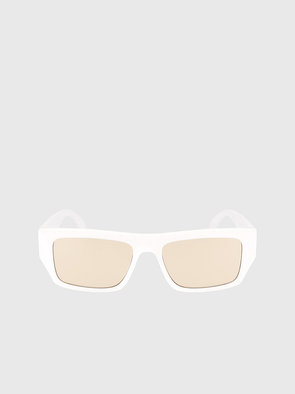WHITE Rectangle Sunglasses Ckj22635s undefined unisex Calvin Klein