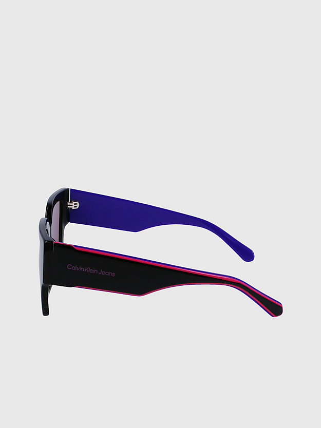 BLACK Kwadratowe okulary przeciwsłoneczne CKJ22638S dla Kobiety CALVIN KLEIN JEANS