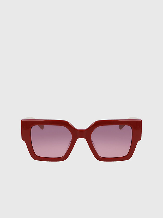 ROSE Kwadratowe okulary przeciwsłoneczne CKJ22638S dla Kobiety CALVIN KLEIN JEANS