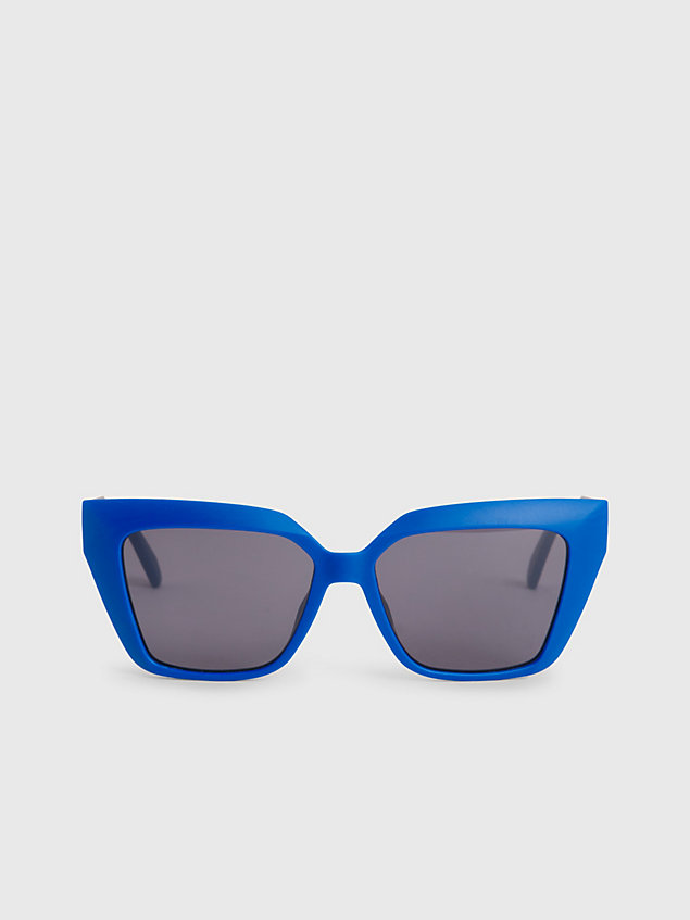 blue okulary przeciwsłoneczne typu butterfly ckj22639s dla kobiety - calvin klein jeans