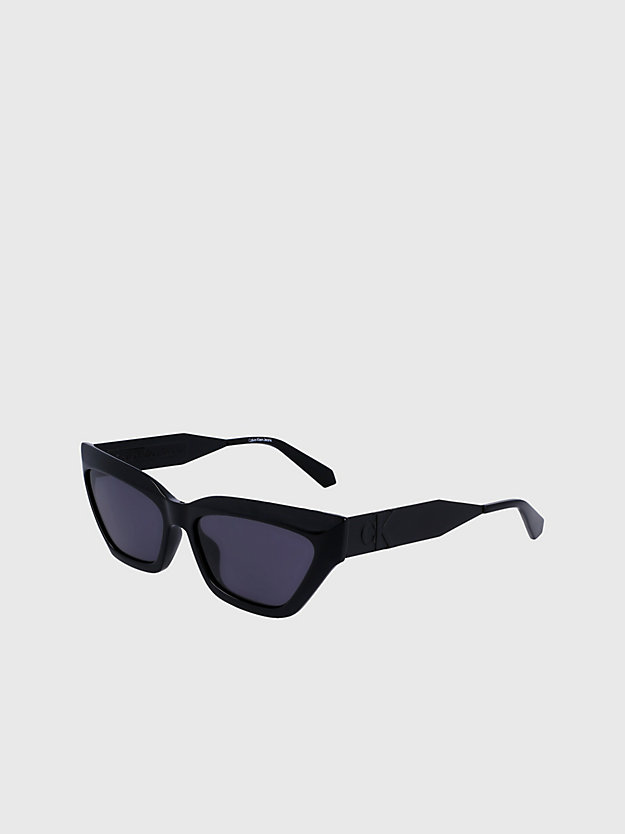 black okulary przeciwsłoneczne cat eye ckj22640s dla kobiety - calvin klein jeans