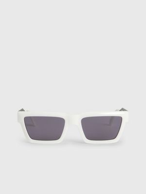 Calvin klein white sales sunglasses