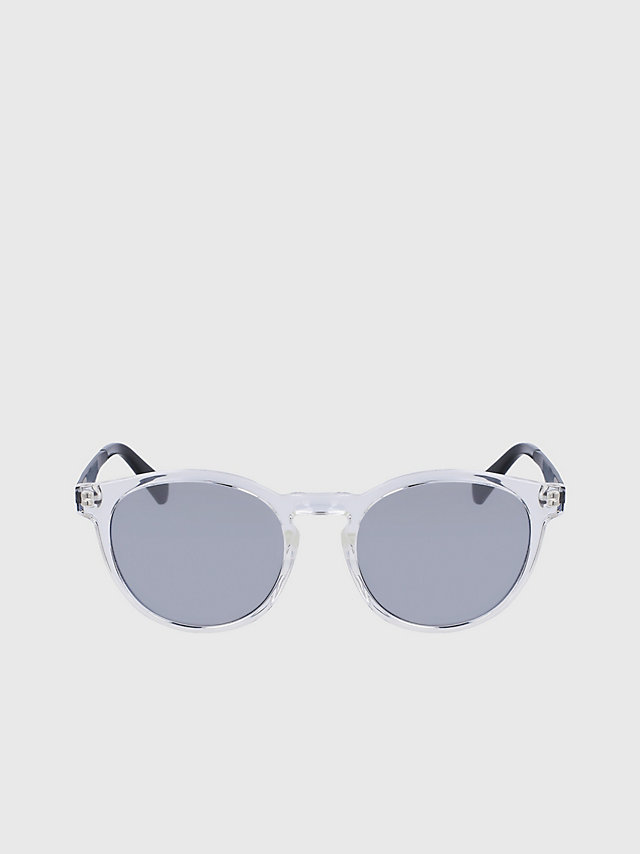 Crystal Clear Rectangle Sunglasses Ckj22643s undefined unisex Calvin Klein