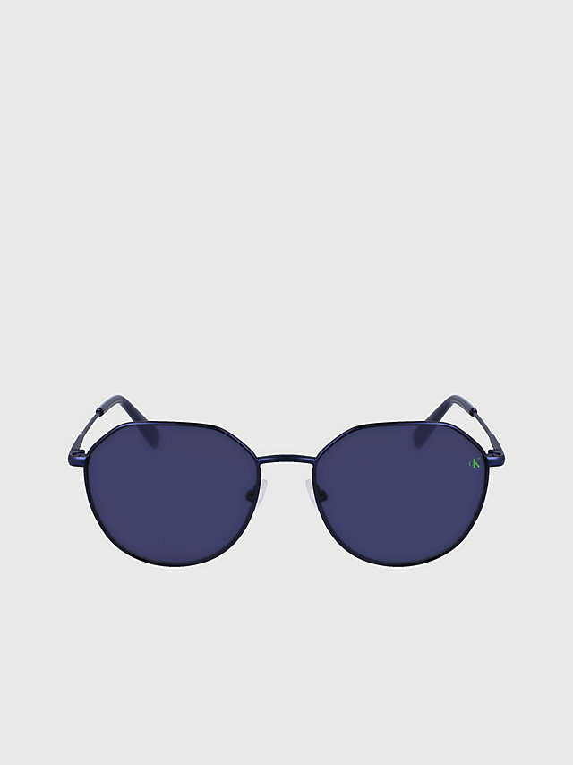 Blue Runde Sonnenbrille Ck23201s undefined unisex Calvin Klein