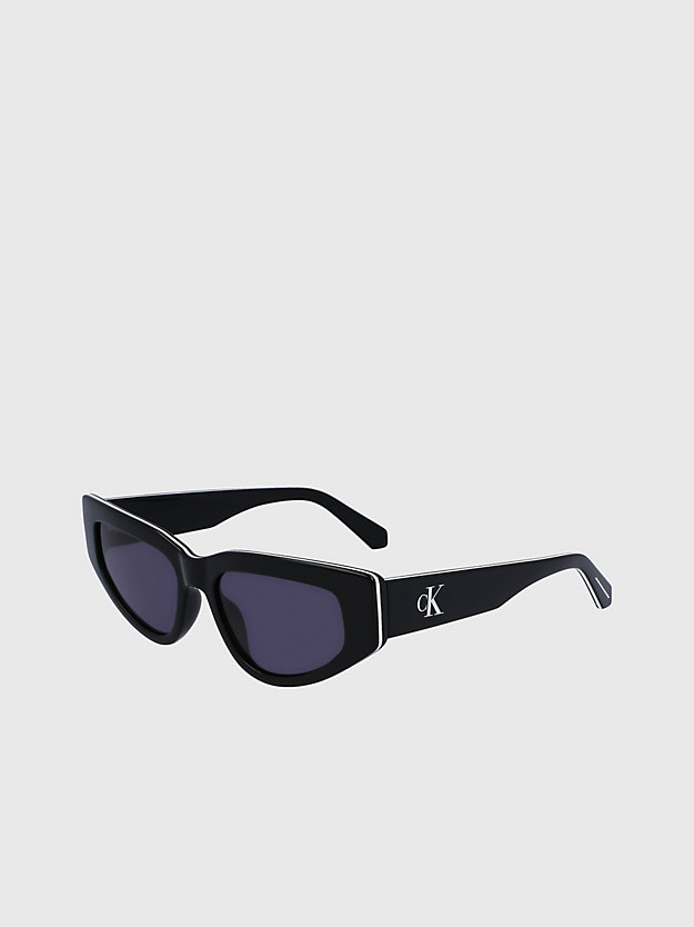 black okulary przeciwsłoneczne w stylu cat eye ckj23603s dla kobiety - calvin klein jeans