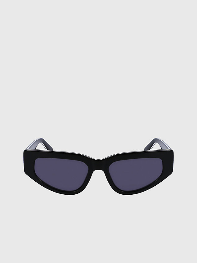 black okulary przeciwsłoneczne w stylu cat eye ckj23603s dla kobiety - calvin klein jeans