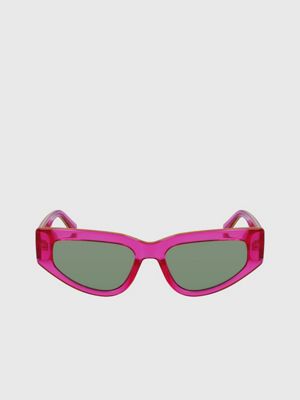 pink cat eye sunglasses ckj23603s for women calvin klein jeans