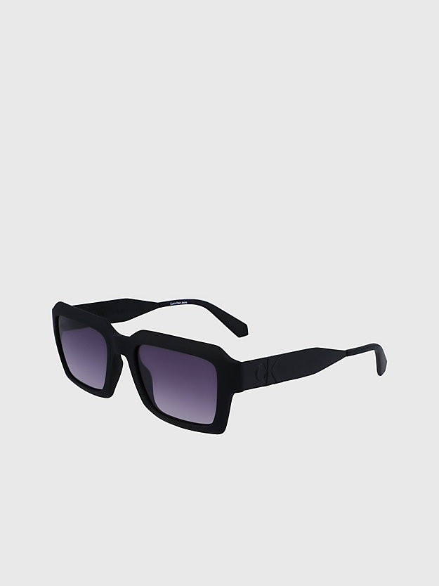 matte black rectangle sunglasses ckj23604s for men calvin klein jeans