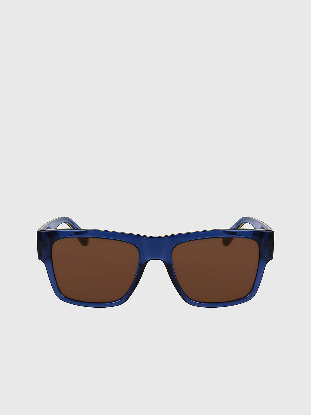 BLUE > Prostokątne Okulary Przeciwsłoneczne Ckj23605s > undefined Mężczyźni - Calvin Klein