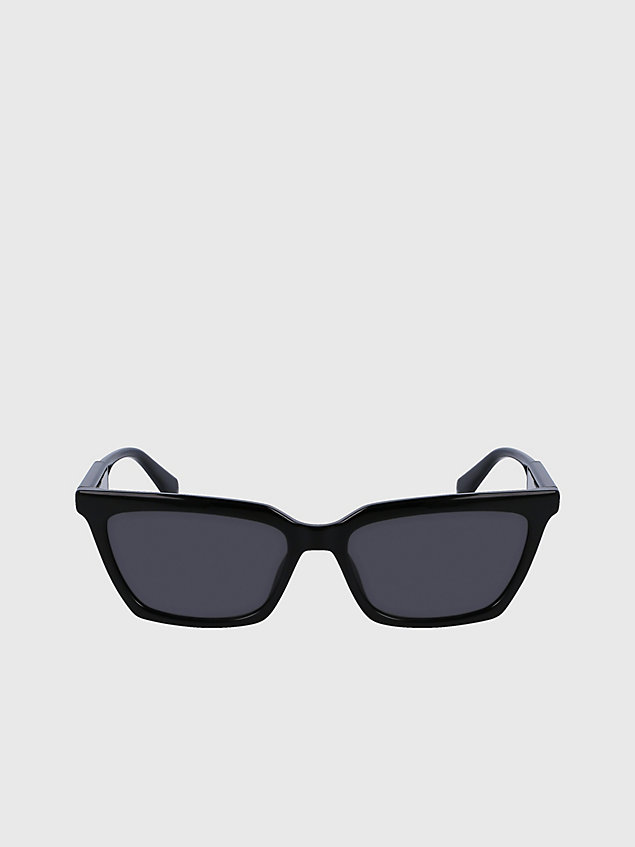 black okulary przeciwsłoneczne w stylu cat eye ckj23606s dla kobiety - calvin klein jeans