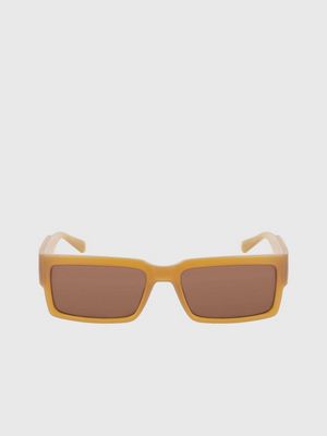 Calvin klein white best sale sunglasses